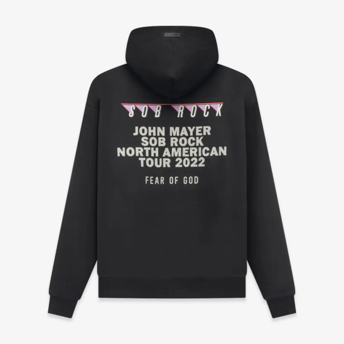 FOG FEAR OF GOD mainline band hoodie casual oversize sweatshirt black