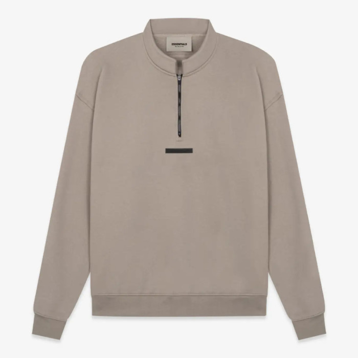 FOG FEAR OF GOD 21 multi-thread ESSENTIALS half-zip sweatshirt casual top