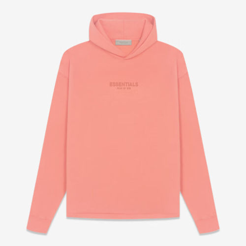 FOG FEAR OF GOD ESSENTIALS retro casual sweatshirt 22 multi-line hemless hoodie