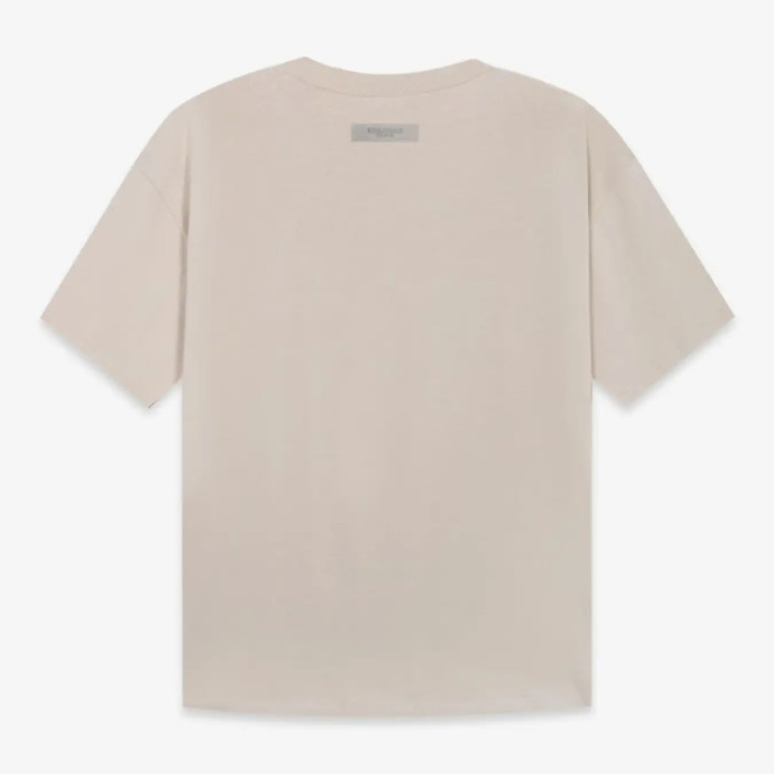 FOG Fear of God 23 Reunion Line 77 Velvet Short -sleeved ESSENTIALS casual T -shirt   wheat-colored