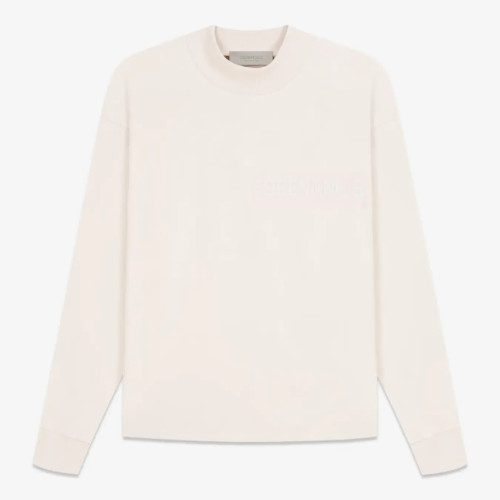 FOG FEAR OF GOD Essentials casual bottoming shirt 22 renewal long sleeves white