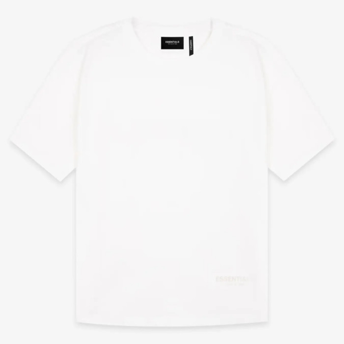 FOG Fear of God Reunion Line Los Angeles reflective short -sleeved ESSENTIALS loose T -shirt white