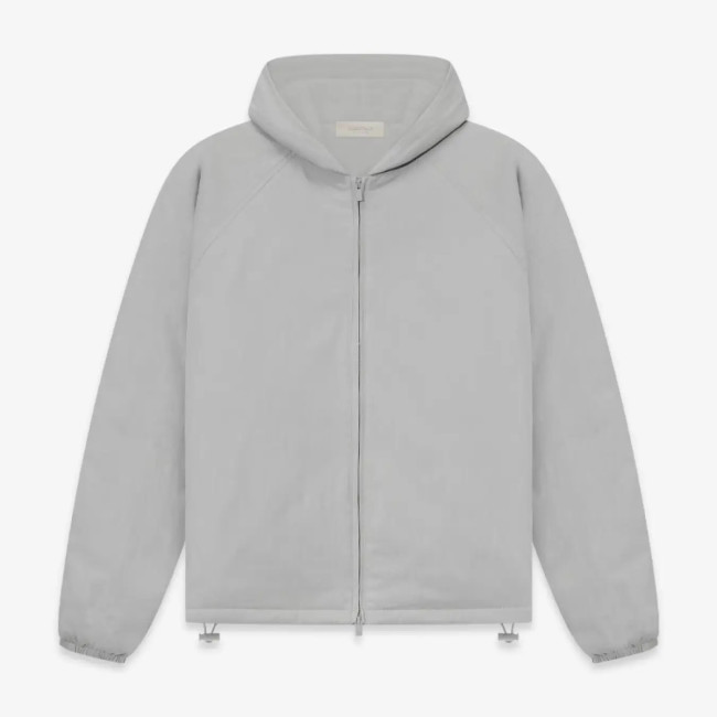 FOG FEAR OF GOD 23 multi-thread ESSENTIALS hooded cotton coat loose zipper cotton coat