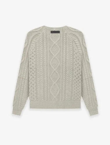 FOG FEAR OF GOD ESSENTIALS 22 Double-stitched vintage twist crew neck sweater