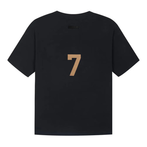 FOG FEAR OF GOD Season 7 Main Line 7 Words Loose Heavy T-shirt black