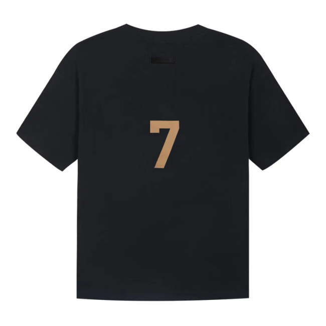 FOG FEAR OF GOD Season 7 Main Line 7 Words Loose Heavy T-shirt black