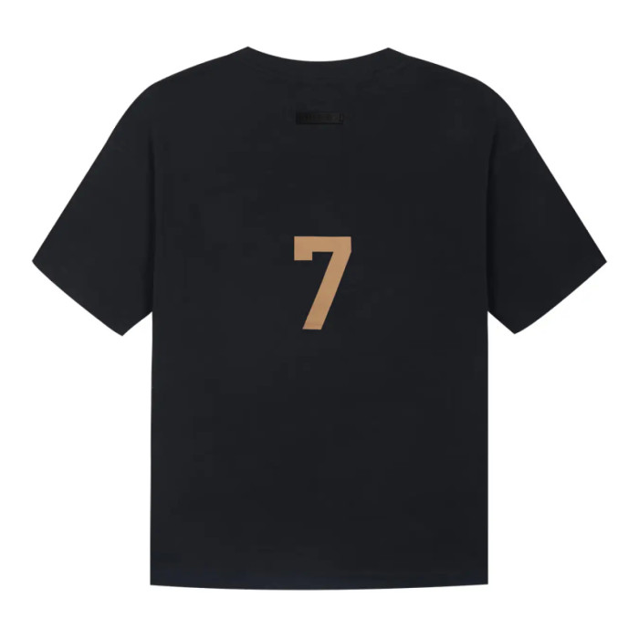 FOG FEAR OF GOD Season 7 Main Line 7 Words Loose Heavy T-shirt black