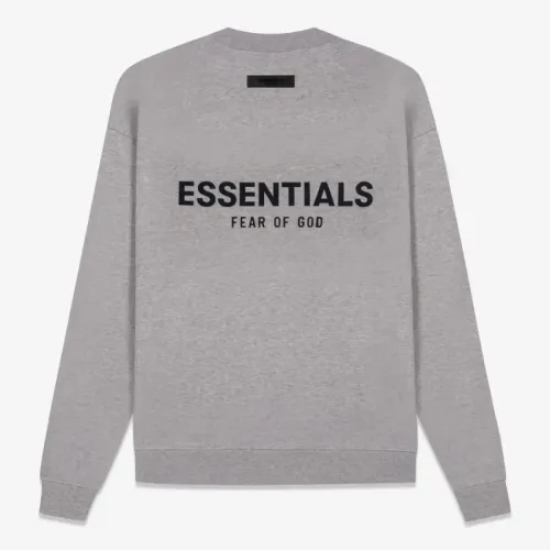 FOG FEAR OF GOD 22 double row flocking round neck sweatshirt ESSENTIALS casual top