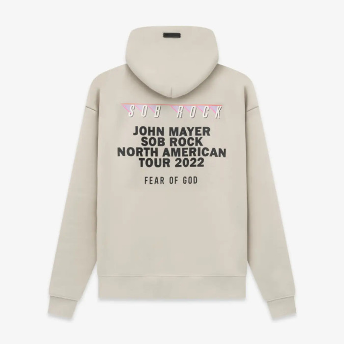 FOG FEAR OF GOD mainline band hoodie casual oversize sweatshirt Sand color
