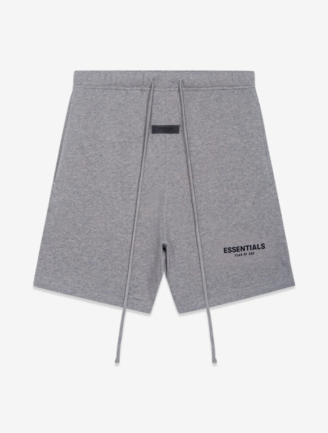 FEAR OF GOD ESSENTIALS Double stitched small label flocking shorts