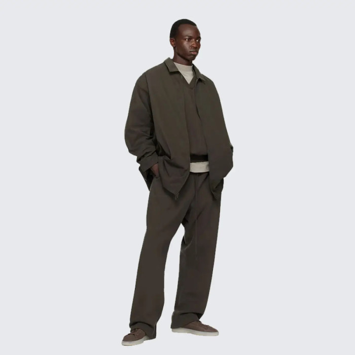 FOG FEAR OF GOD 23 multi-line solid color long jacket ESSENTIALS casual retro jacket