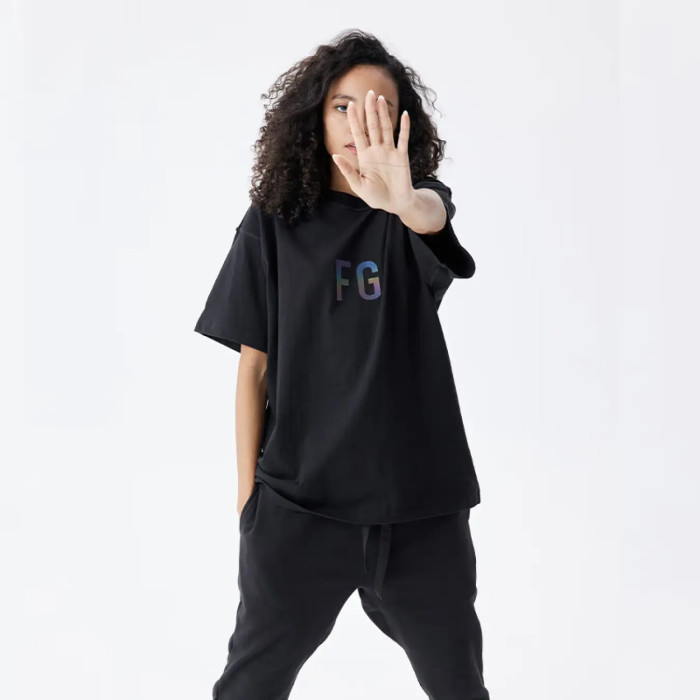 FOG FEAR OF GOD black loose T-shirt