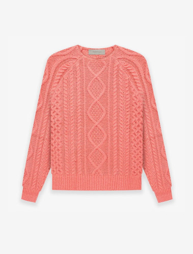 FOG FEAR OF GOD ESSENTIALS 22 Double-stitched vintage twist crew neck sweater