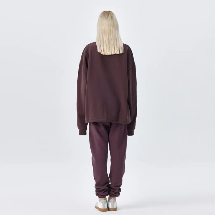 FOG FEAR OF GOD 23 double line hemless round neck sweatshirt ESSENTIALS simple top