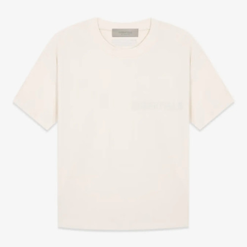 FOG FEAR OF GOD 22 ESSENTIALS double line single row flocking loose T-shirt white