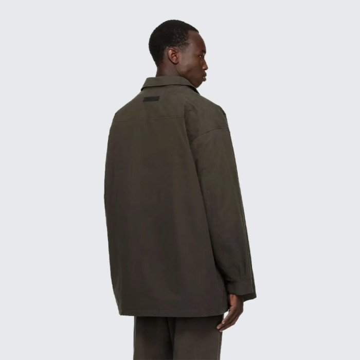FOG FEAR OF GOD 23 multi-line solid color long jacket ESSENTIALS casual retro jacket