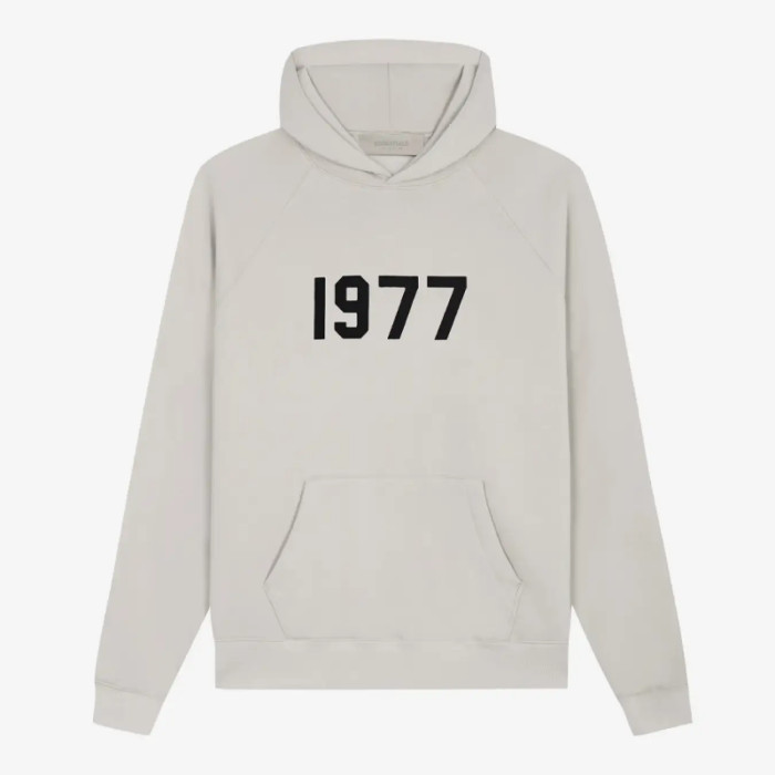 FOG FEAR OF GOD 22 double line 1977 flocked hoodie ESSENTIALS hooded sweatshirt
