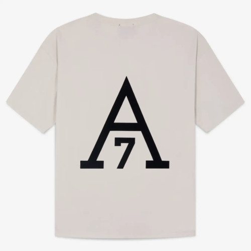 FOG FEAR OF GOD Season 7 main line letter printed loose T-shirt wheat color