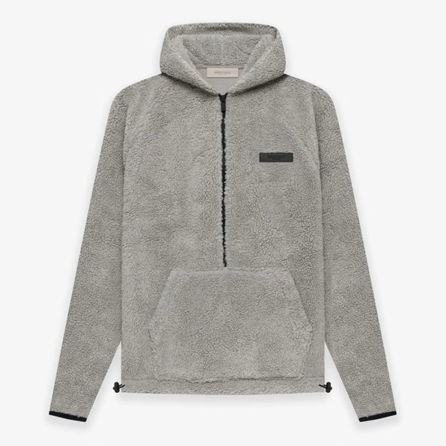 FOG FEAR OF GOD 22 multi-threaded half-zip cotton ESSENTIALS casual sherpa hoodie