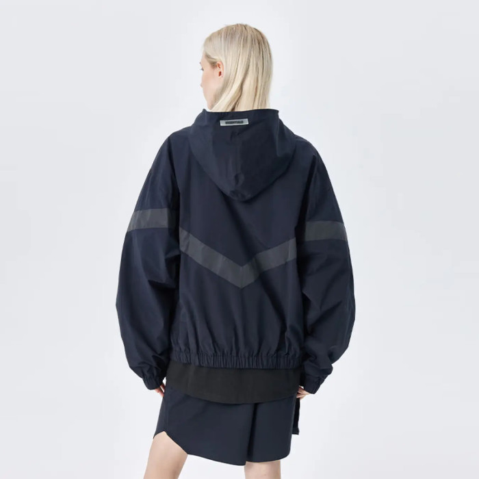 FOG FEAR OF GOD double line reflective jacket ESSENTIALS retro casual jacket