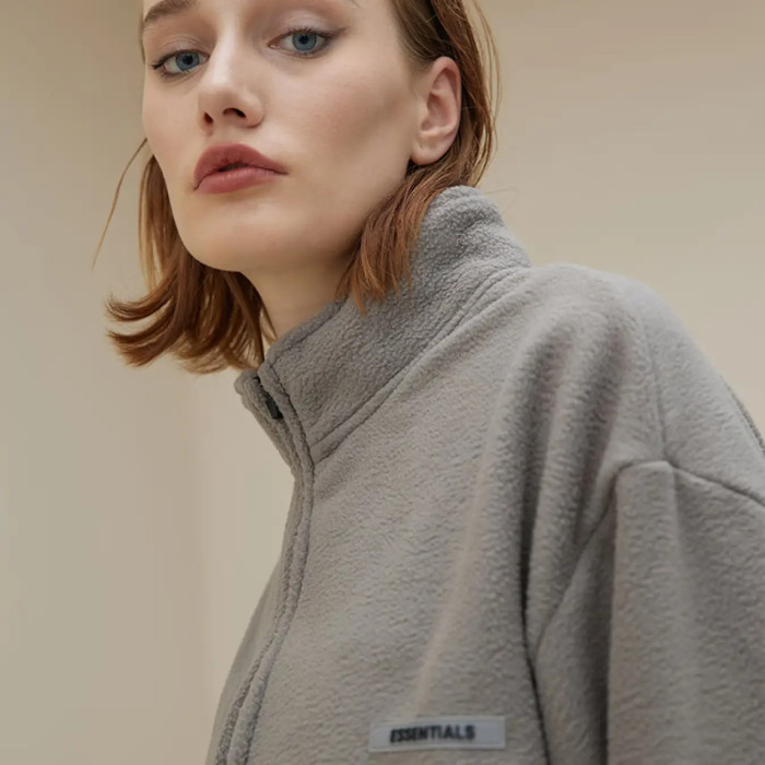 FOG FEAR OF GOD Polar Fleece Sweater ESSENTIALS Casual Half-Zip Top Jacket