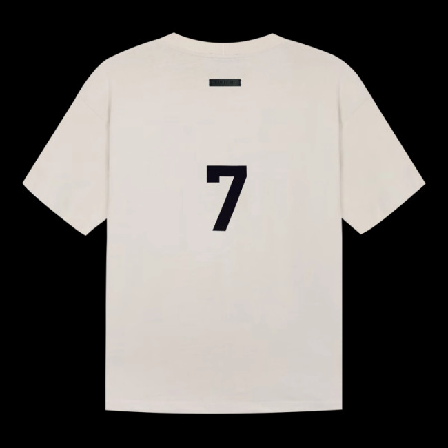 FOG FEAR OF GOD Season 7 Main Line 7 Words Loose Heavy T-shirt white