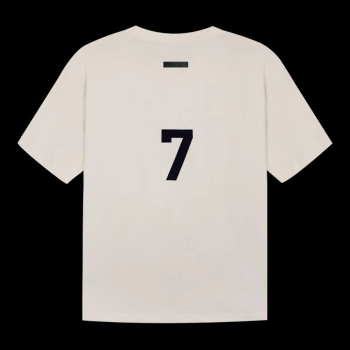 FOG FEAR OF GOD Season 7 Main Line 7 Words Loose Heavy T-shirt white