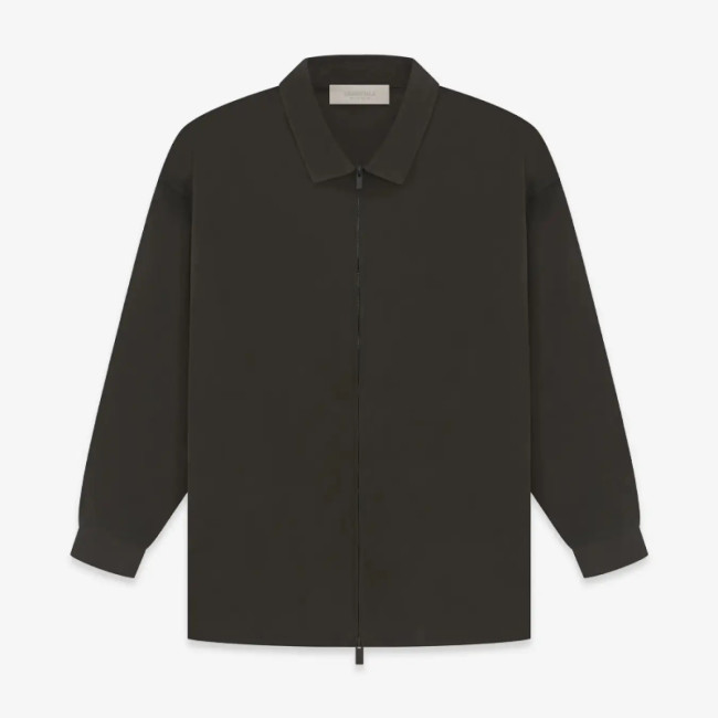 FOG FEAR OF GOD 23 multi-line solid color long jacket ESSENTIALS casual retro jacket