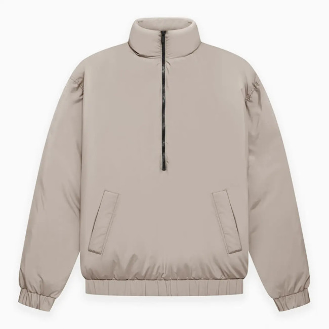 FOG FEAR OF GOD 22 multi-threaded half-zip cotton ESSENTIALS winter thickened jacket