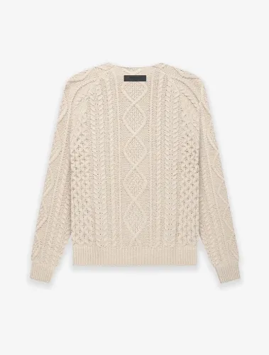FOG FEAR OF GOD ESSENTIALS 22 Double-stitched vintage twist crew neck sweater