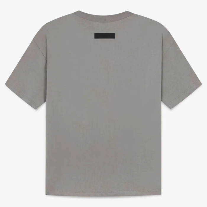 FOG FEAR OF GOD 22 ESSENTIALS double line single row flocking loose T-shirt Desert gray