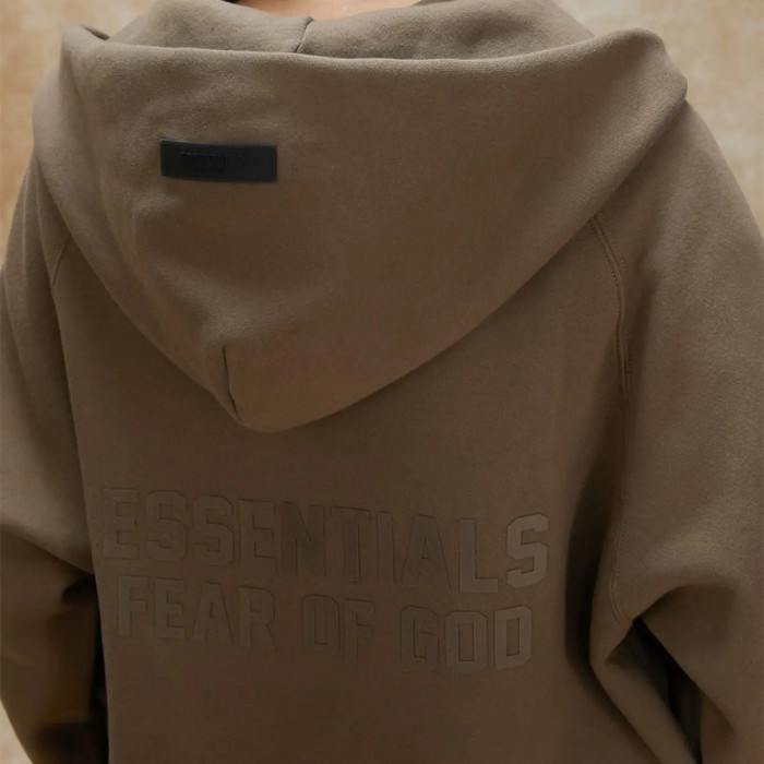 FOG FEAR OF GOD 22 double-line cardigan jacket ESSENTIALS casual loose hooded sweatshirt