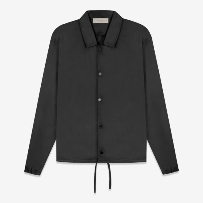 FOG FEAR OF GOD ESSENTIALS casual jacket 22 multi-line double row flocking coach jacket