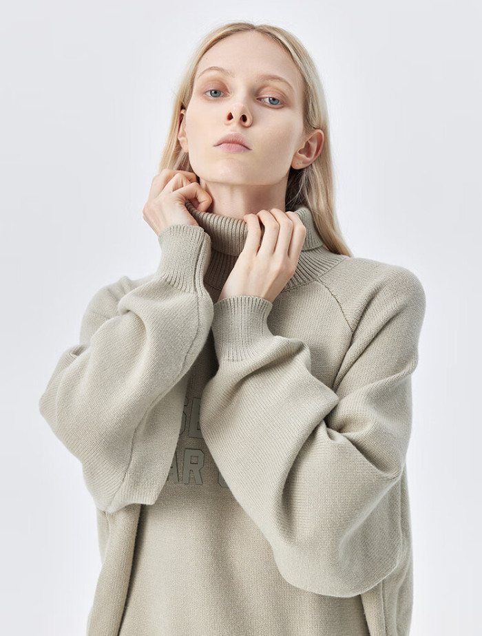 FEAR OF GOD ESSENTIALS 23 double stitch turtleneck sweater