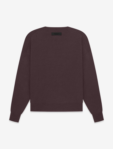 FOG FEAR OF GOD ESSENTIALS 23 Multi-stitch henley neck sweater