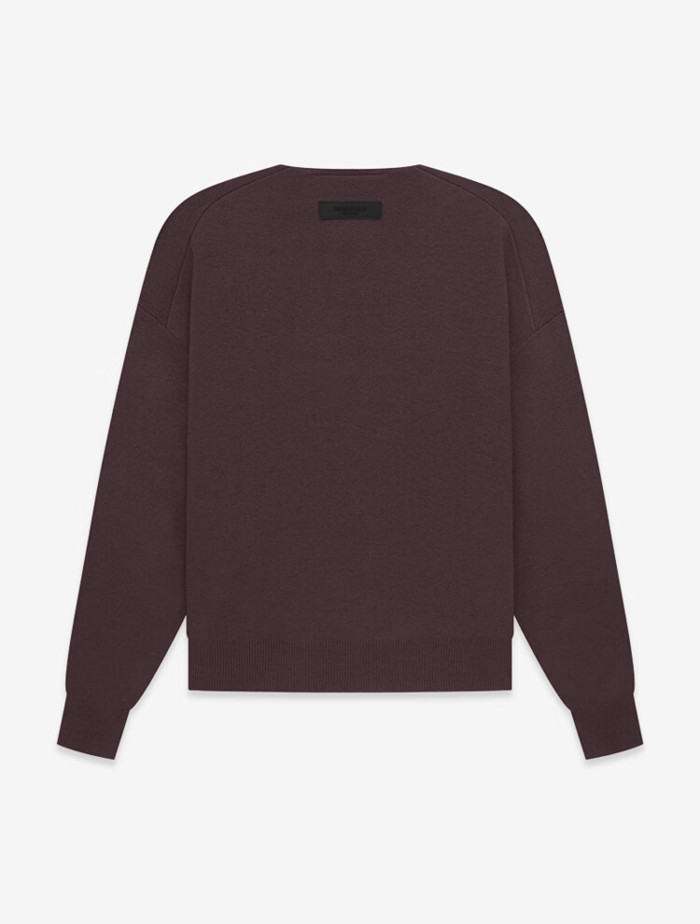 FOG FEAR OF GOD ESSENTIALS 23 Multi-stitch henley neck sweater
