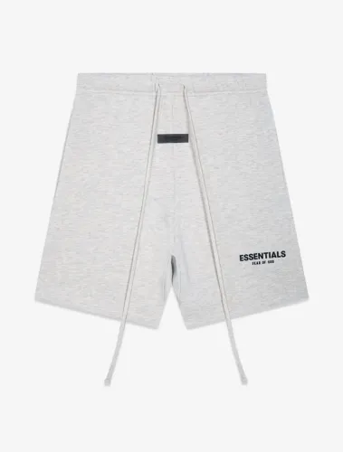 FEAR OF GOD ESSENTIALS Double stitched small label flocking shorts