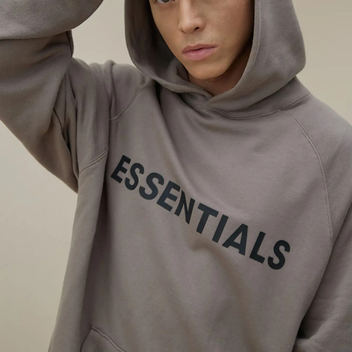 FOG FEAR OF GOD ESSENTIALS letter casual sweatshirt 20 multi-line loose hoodie
