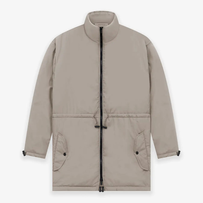 FOG FEAR OF GOD ESSENTIALS casual jacket 22 multi-line mid-length waisted cotton jacket