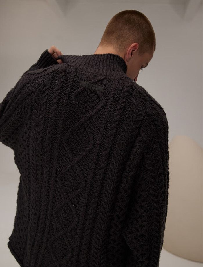 FEAR OF GOD ESSENTIALS 22 vintage twist turtleneck sweater