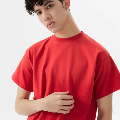 FOG FEAR OF GOD Season 7 main line 7-word loose casual T-shirt red