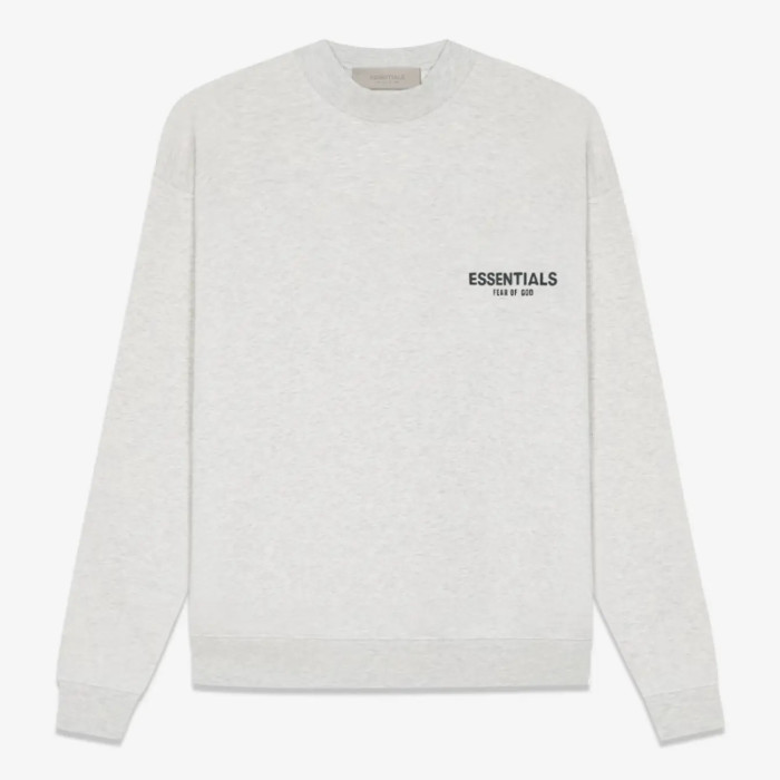 FOG FEAR OF GOD ESSENTIALS double-row flocked crew neck sweatshirt