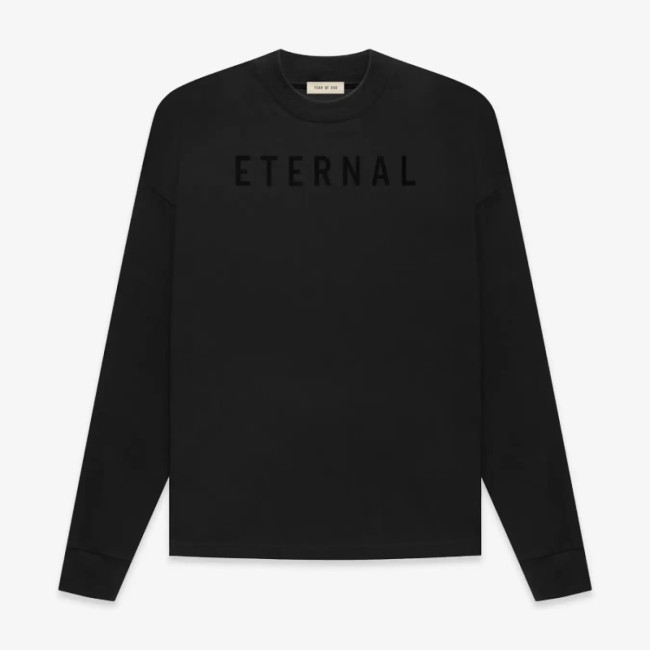FOG FEAR OF GOD Season 8 Main Line Eternal Long Sleeve Black