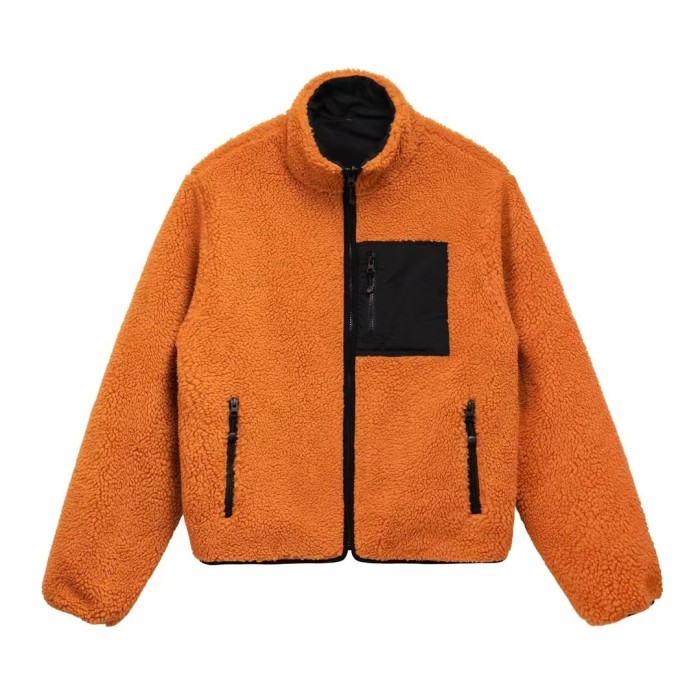 STUSSY BALL PRINT SWEATER ORANGE