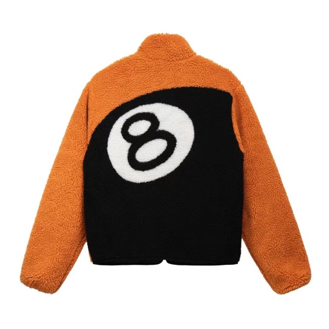 STUSSY BALL PRINT SWEATER ORANGE