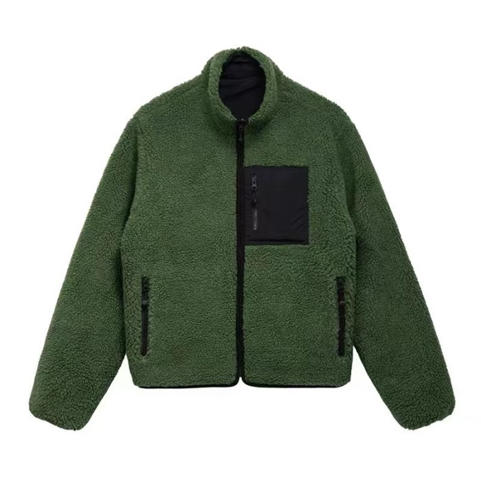 STUSSY BALL PRINT SWEATER GREEN