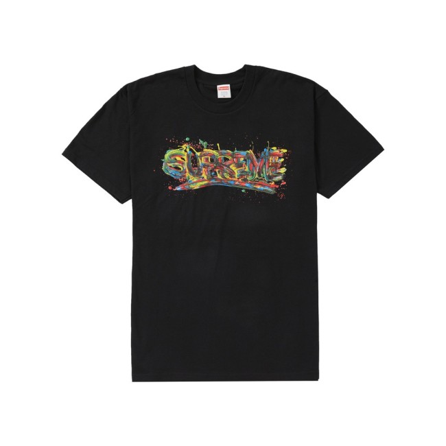 Supreme 2020ss paint logo tee