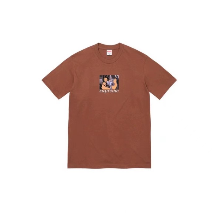 Supreme Week6 × Aeon Flux Tee Brown