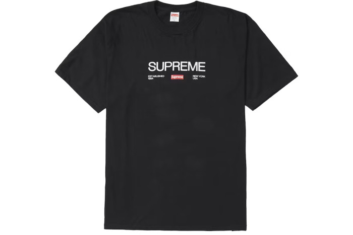 Supreme Est. 1994 Tee Black