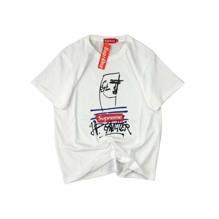 Supreme Artistic Face Tee White